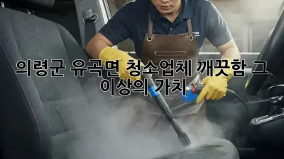 의령군 유곡면 청소업체, 깨끗함 그 이상의 가치!